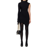 Vestido curto espiral Balenciaga